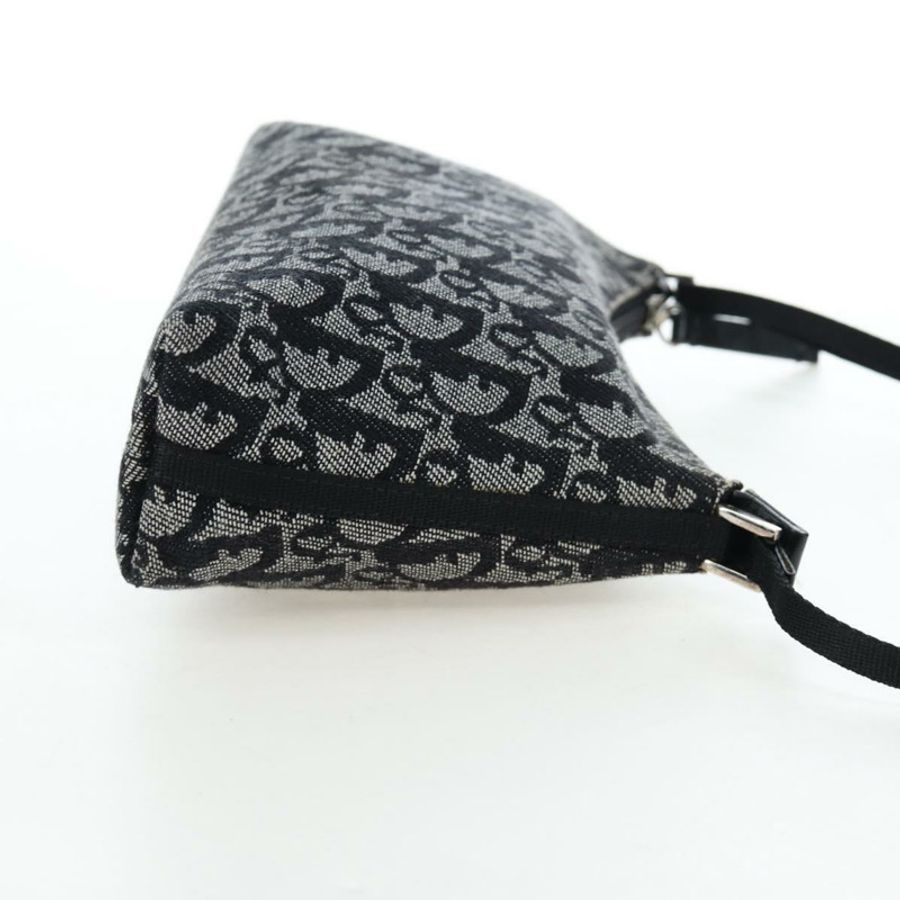【日本直送】Christian Dior Trotter帆布配件包 黑色銀色 正品 ki6702V-4