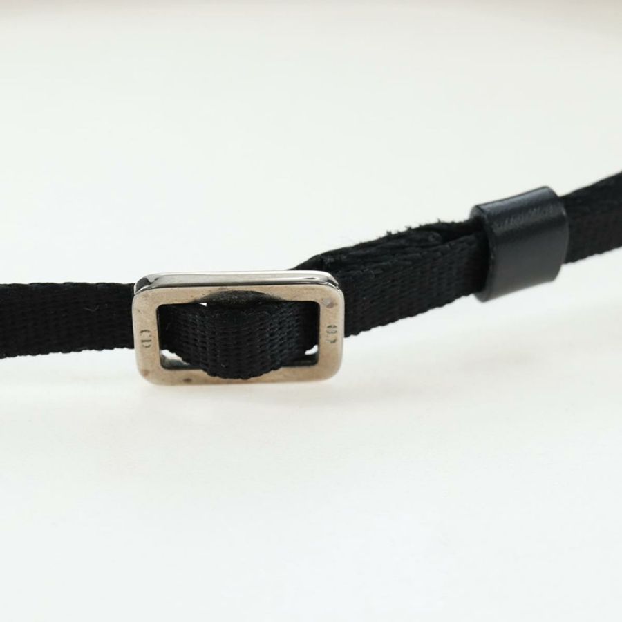 【日本直送】Christian Dior Trotter帆布配件包 黑色銀色 正品 ki6702V-7