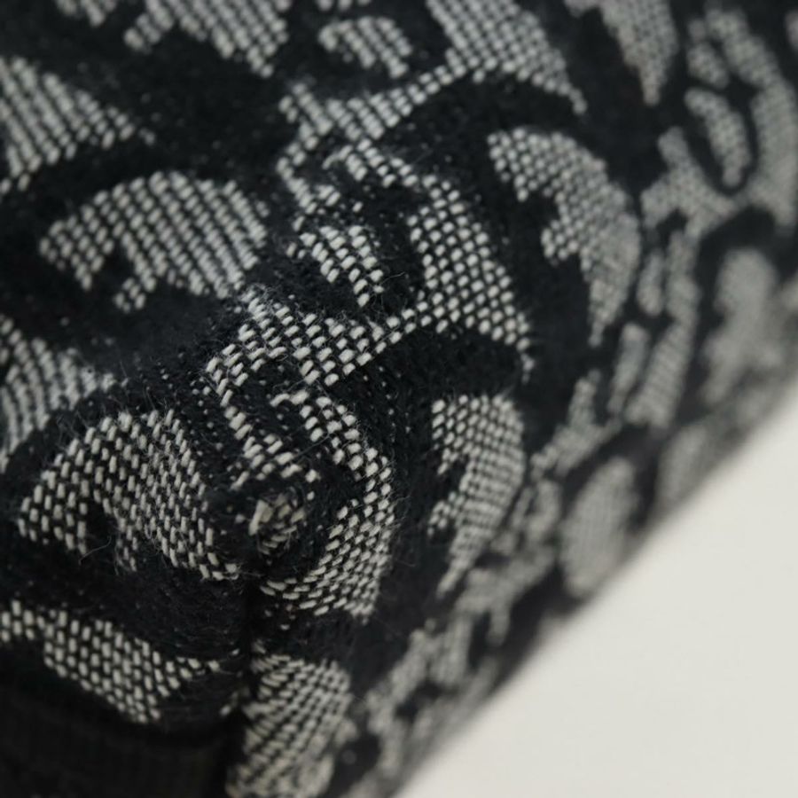 【日本直送】Christian Dior Trotter帆布配件包 黑色銀色 正品 ki6702V-10