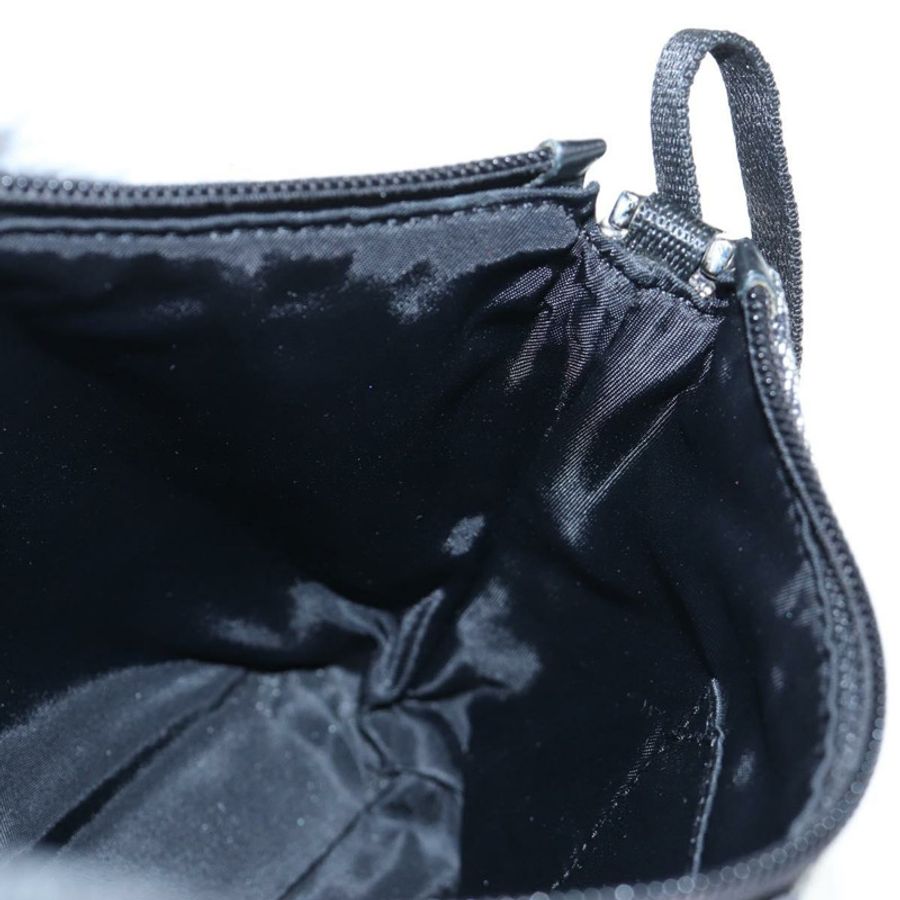 【日本直送】Christian Dior Trotter帆布配件包 黑色銀色 正品 ki6702V-18