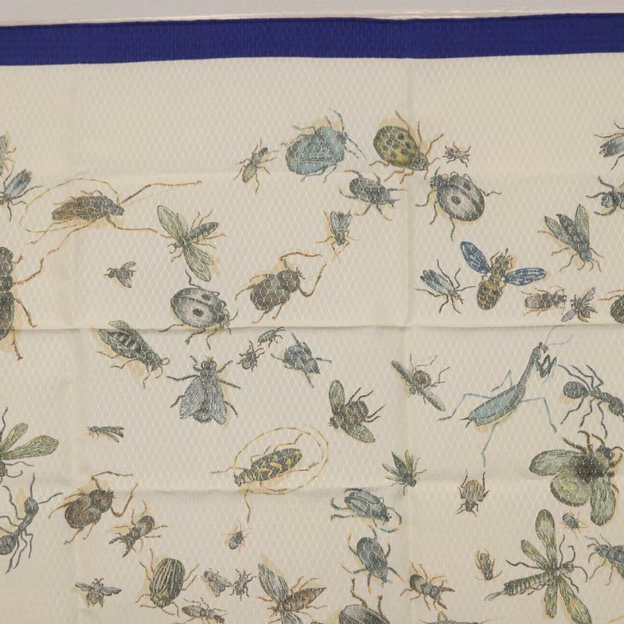 【日本直送】愛馬仕 Carre 90 絲巾 藍白配色 正品 ki6720M-14