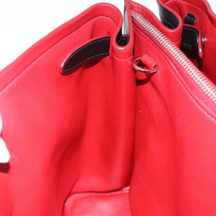 【日本直送】PRADA 手提包 皮革 兩用 黑色 銀色 正品 ki6745M-19
