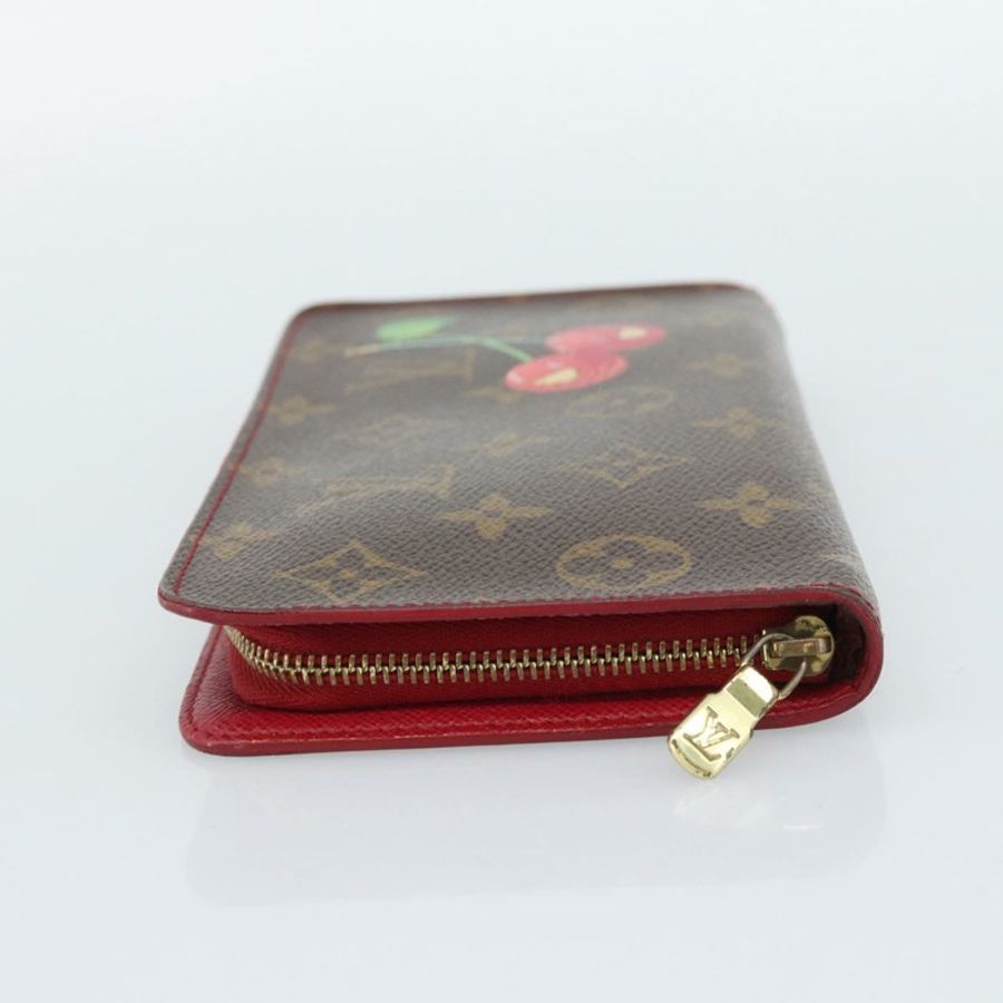 【日本直送】路易威登 Monogram Cherry Porte Monnaie 拉鍊皮夾 M95006 LV 正品 bs36316A-2