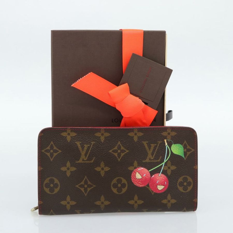 【日本直送】路易威登 Monogram Cherry Porte Monnaie 拉鍊皮夾 M95006 LV 正品 bs36316A-11