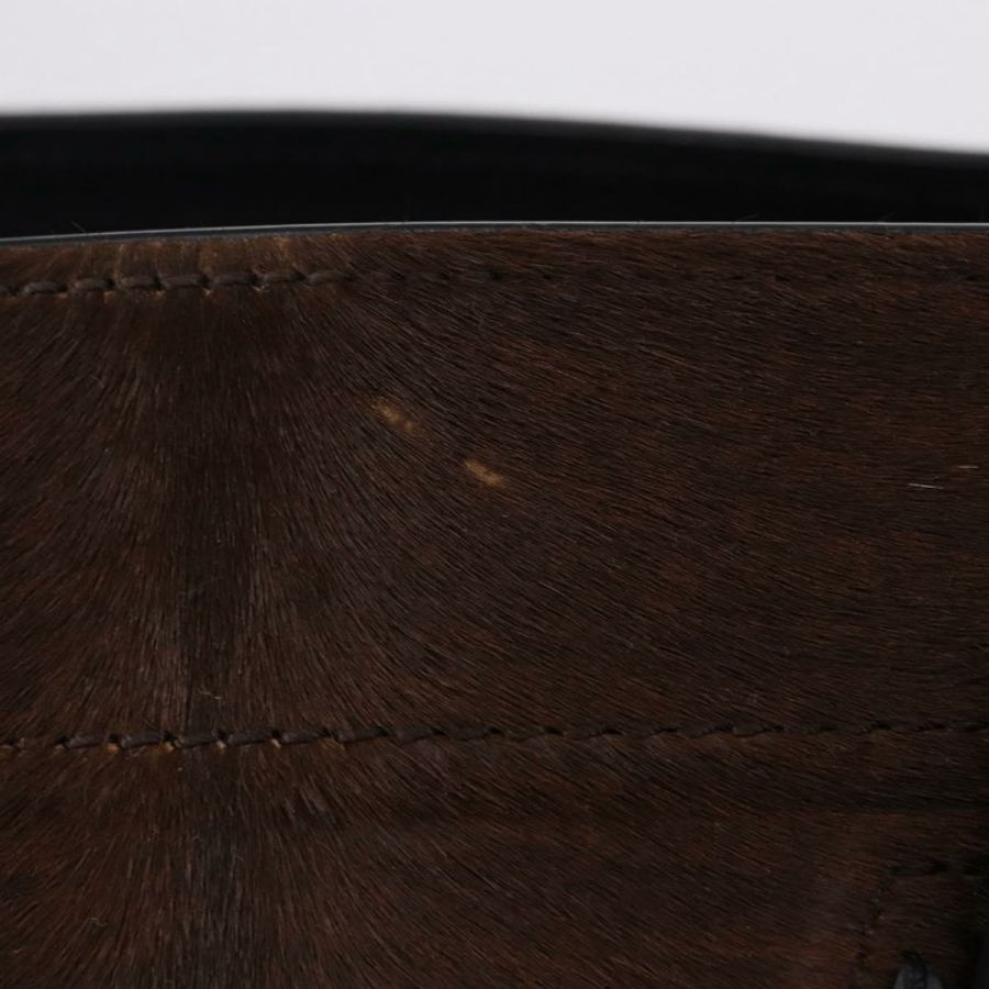 【日本直送】CELINE Luggage Phantom 手提包 Harako 皮革 棕色 黑色 正品 yk20659SAM-2
