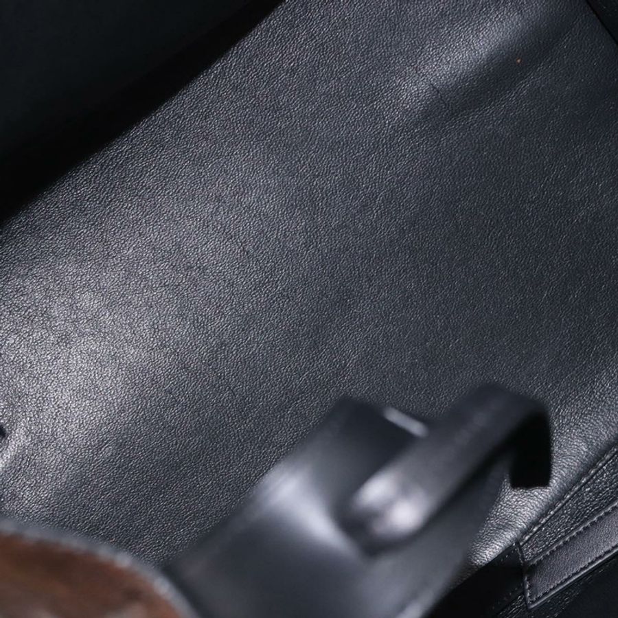 【日本直送】CELINE Luggage Phantom 手提包 Harako 皮革 棕色 黑色 正品 yk20659SAM-17