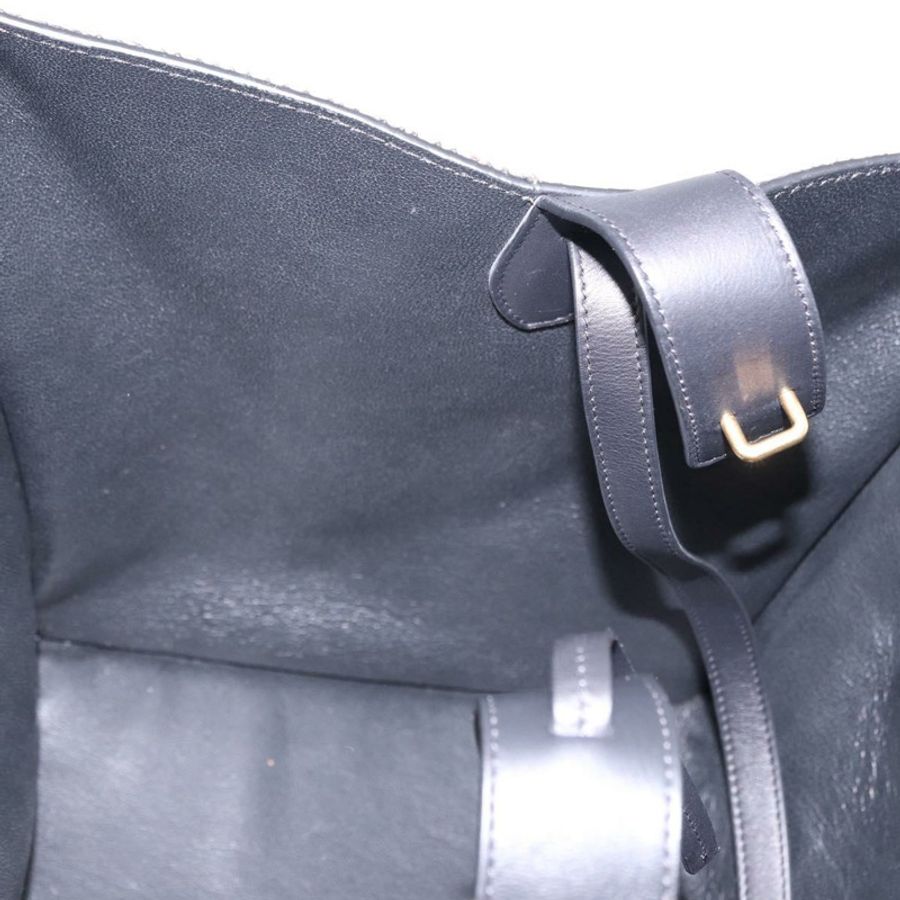 【日本直送】CELINE Luggage Phantom 手提包 Harako 皮革 棕色 黑色 正品 yk20659SAM-18