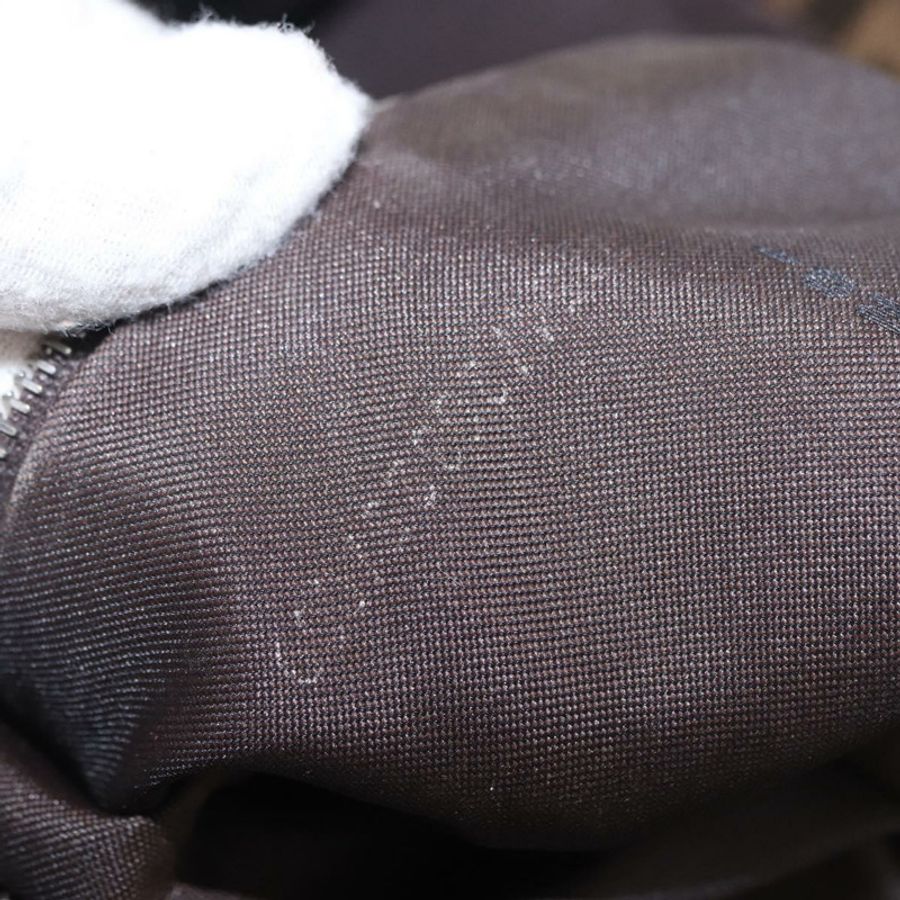 【日本直送】FENDI Zucca帆布Mamma Baguette單肩包 棕色銀色 正品 yk20680SAM-23