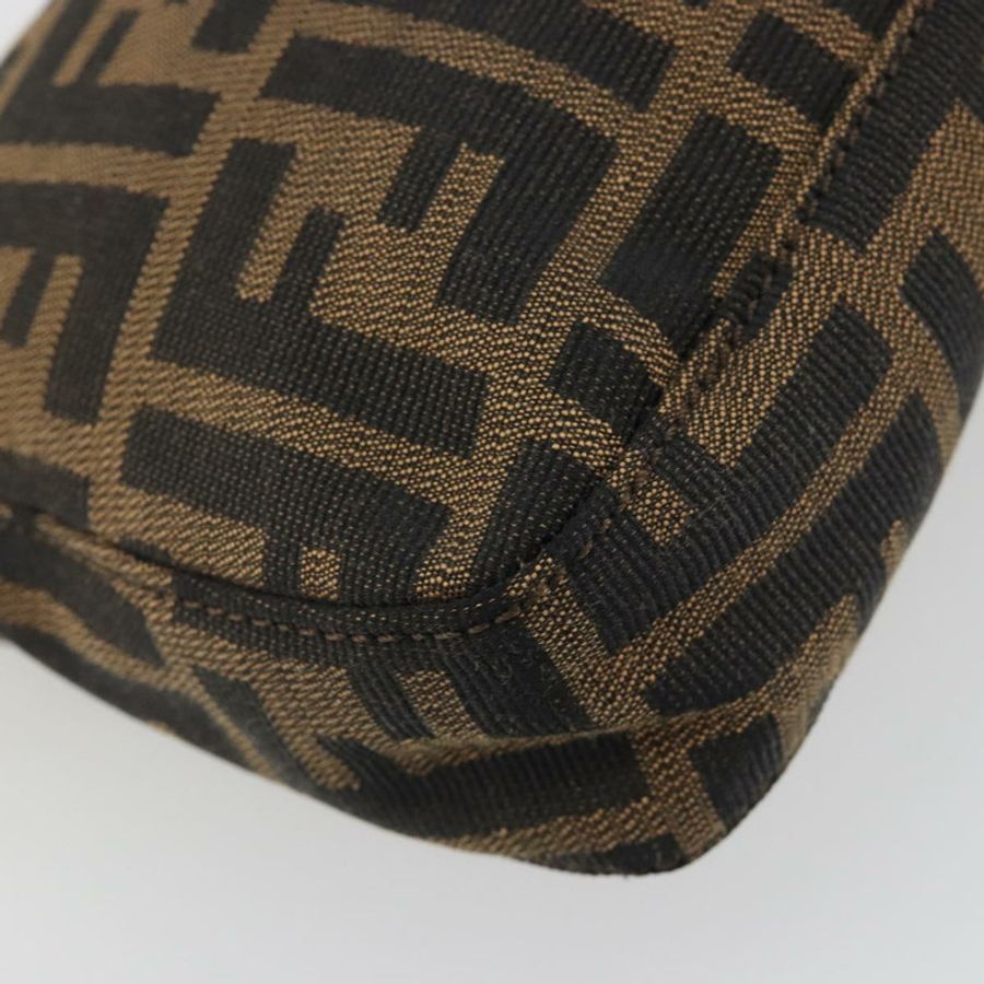 【日本直送】FENDI Zucca帆布Mamma Baguette單肩包 棕色銀色 正品 yk20686SAM-12
