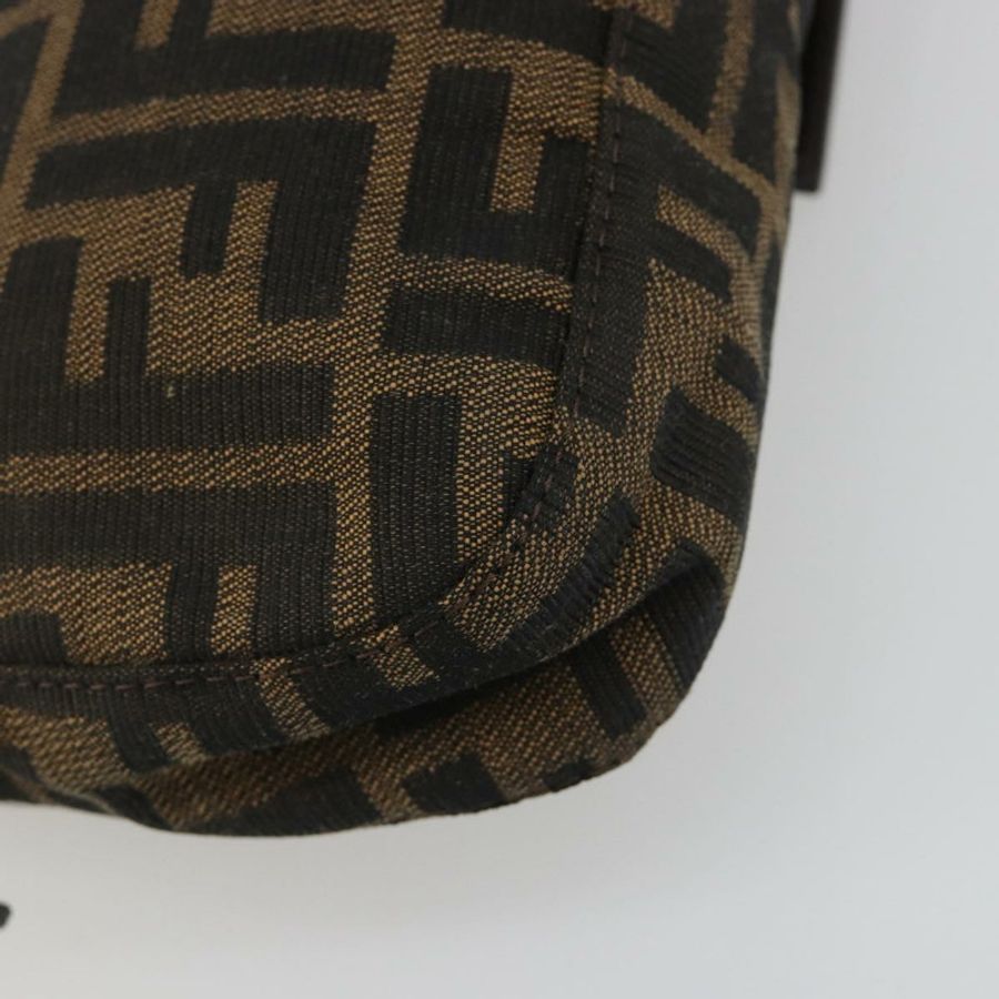 【日本直送】FENDI Zucca帆布Mamma Baguette單肩包 棕色銀色 正品 yk20687SAM-12