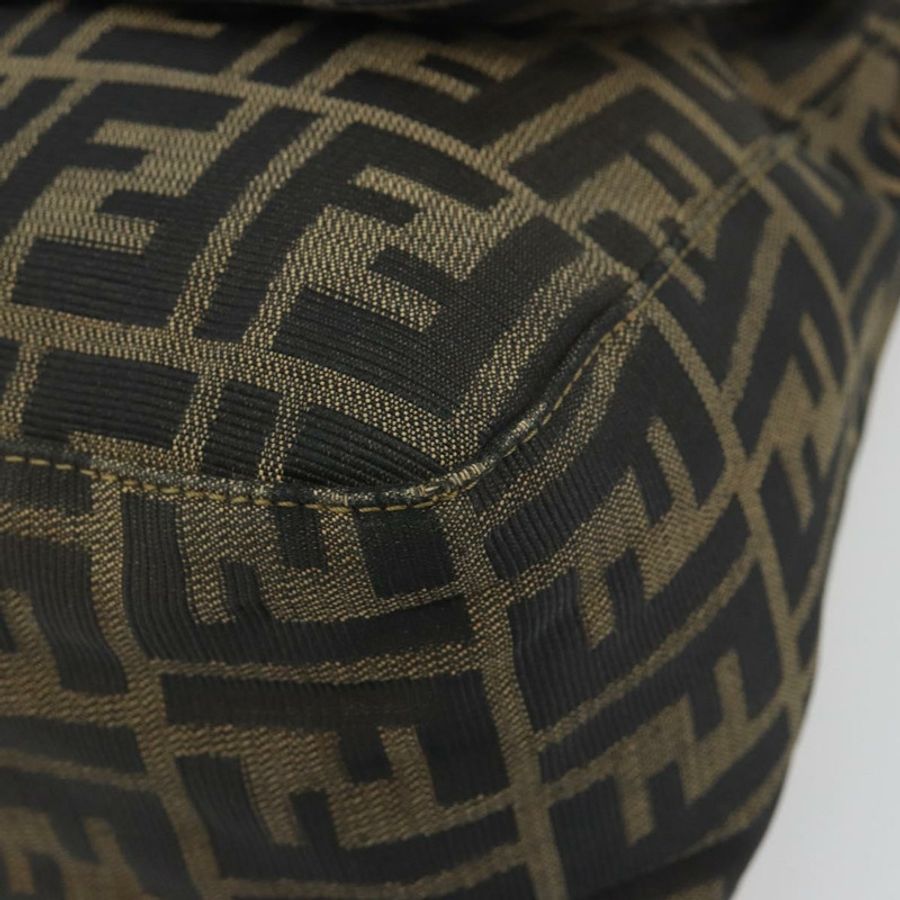 【日本直送】FENDI Zucca帆布Mamma Baguette單肩包 棕色金色 正品 yk20702SAM-9