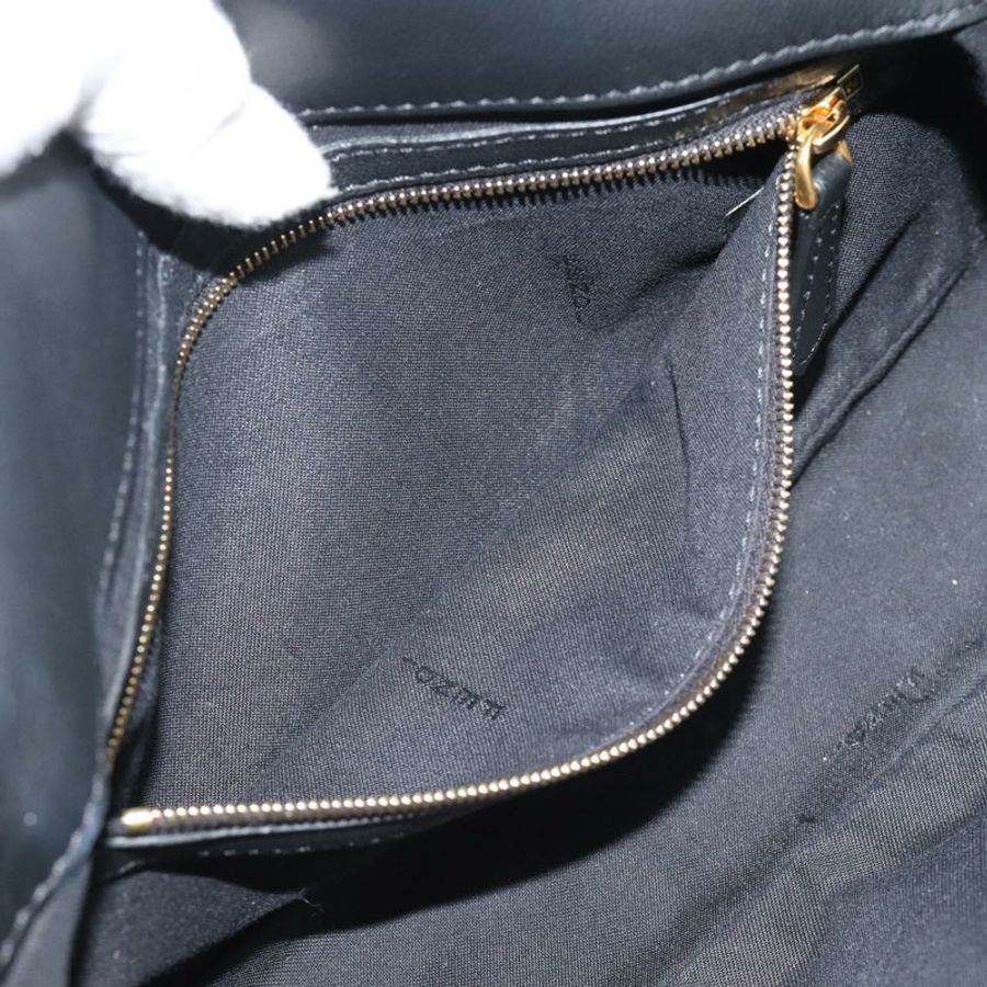 【日本直送】FENDI Zucca Mamma Baguette 手提包,皮革材質,兩用,黑色/金色,貨號 8BH600,正品,yk20707SAM-20