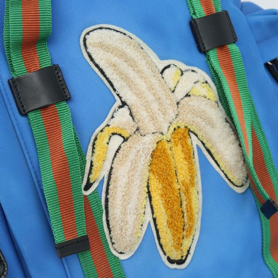 【日本直送】GUCCI帆布雙肩包 藍黑色 429037 正品 ka5328A-14