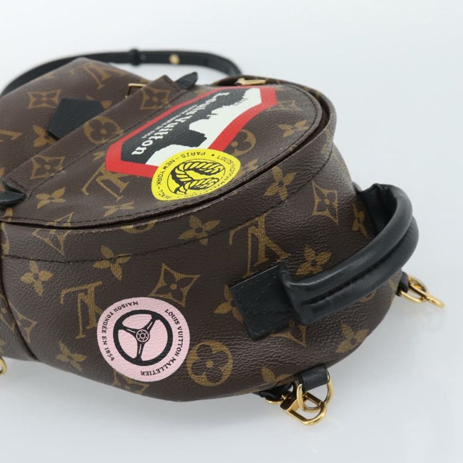 【日本直送】路易威登 Monogram World Tour Palm Springs 迷你雙肩包 M42971 正品 ka5392M-5