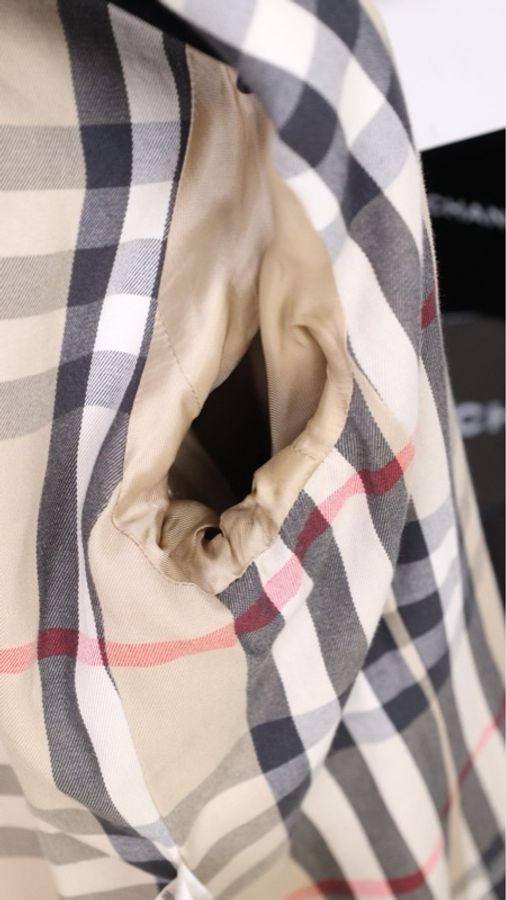 burberry卡其色双排扣风衣大衣外套-17