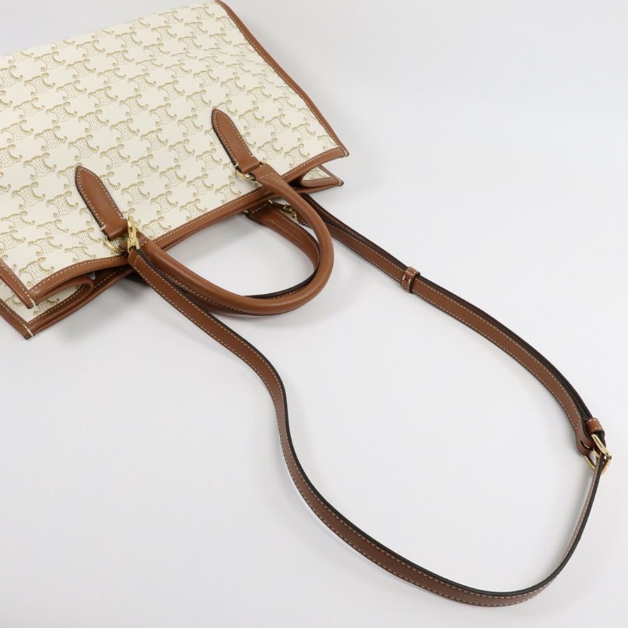 CELINE 塗層帆布Cabas Tote Bag肩背袋-8