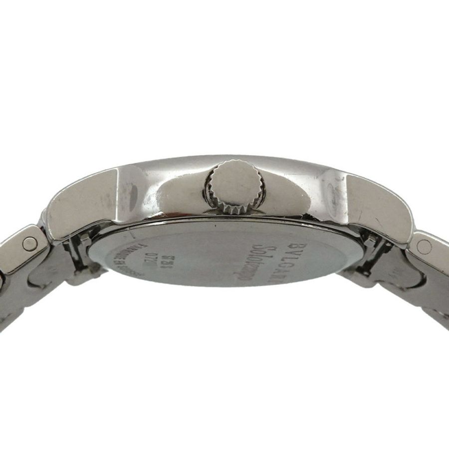 寶格麗 (Bulgari) Solo Tempo ST29S 女士腕錶,日期顯示,白色,石英錶-5
