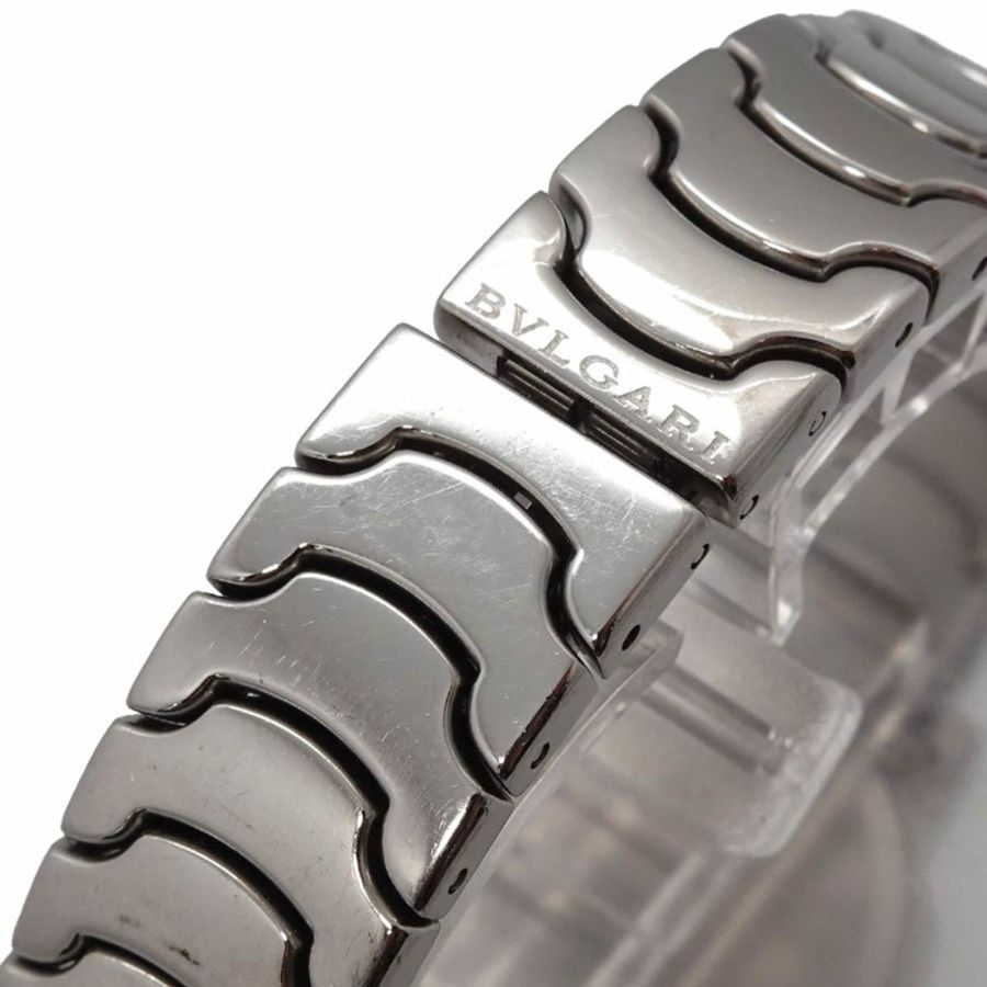 寶格麗 (Bulgari) Solo Tempo ST29S 女士腕錶,日期顯示,白色,石英錶-6