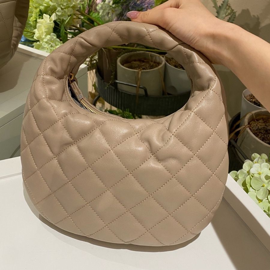 ysl 聖羅蘭 奶茶色hobo 手提包-1