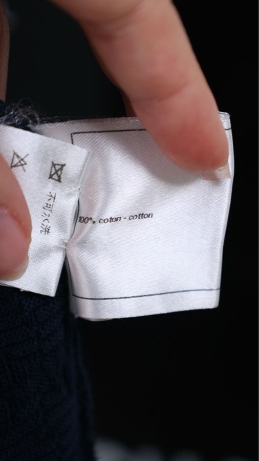 Chanel藏青色圆领两口袋短袖上衣-18