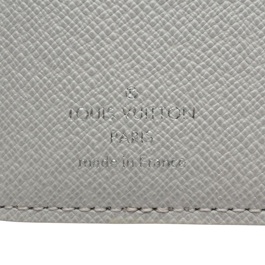 LOUIS VUITTON LV 路易威登 Pocket Organizer 名片夾 白色 原花帆布 M61677-5