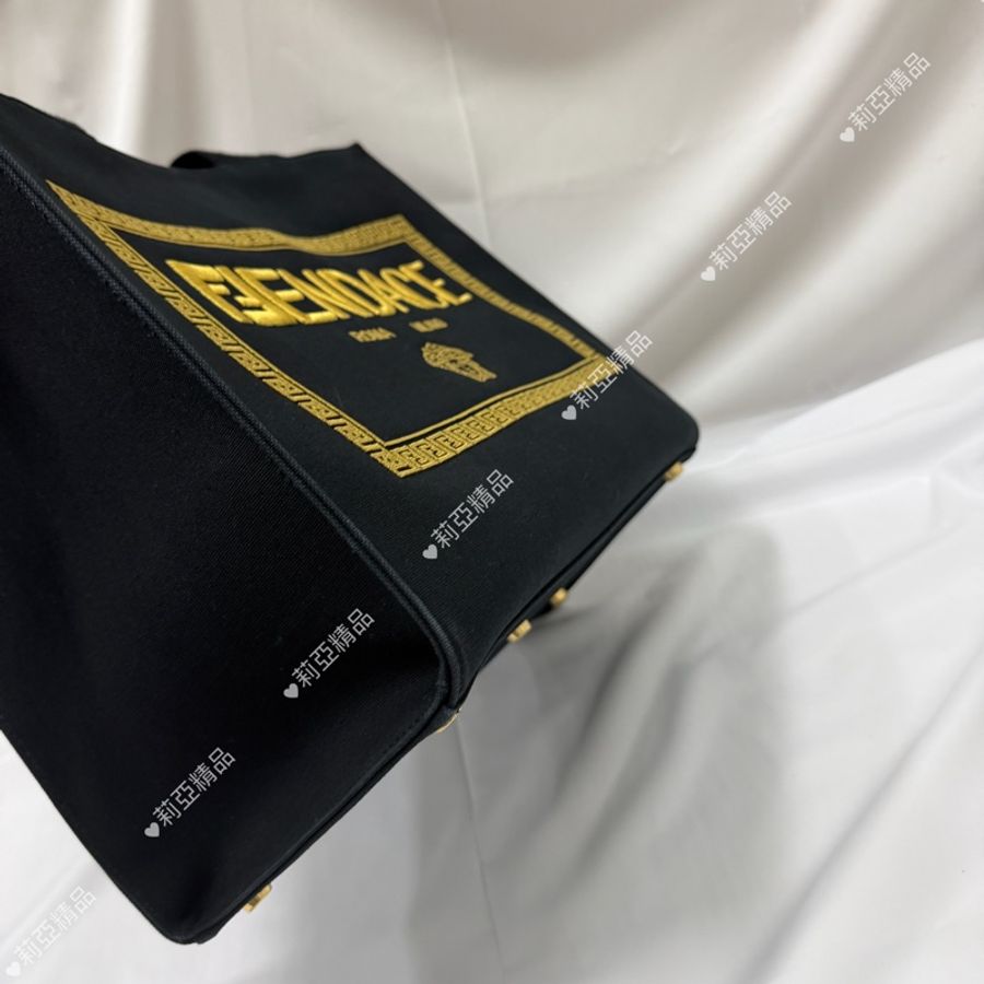 莉亞精品♡ Fendi x Versace 聯名托特包 二手美包-8