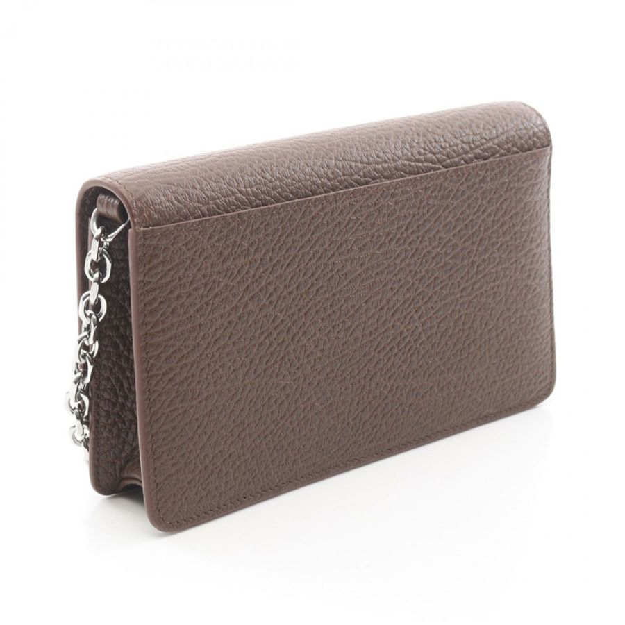 Maison Margiela 4 針肩包 SA3UI0008P4455T2181 皮革 棕色 全新 女士-1