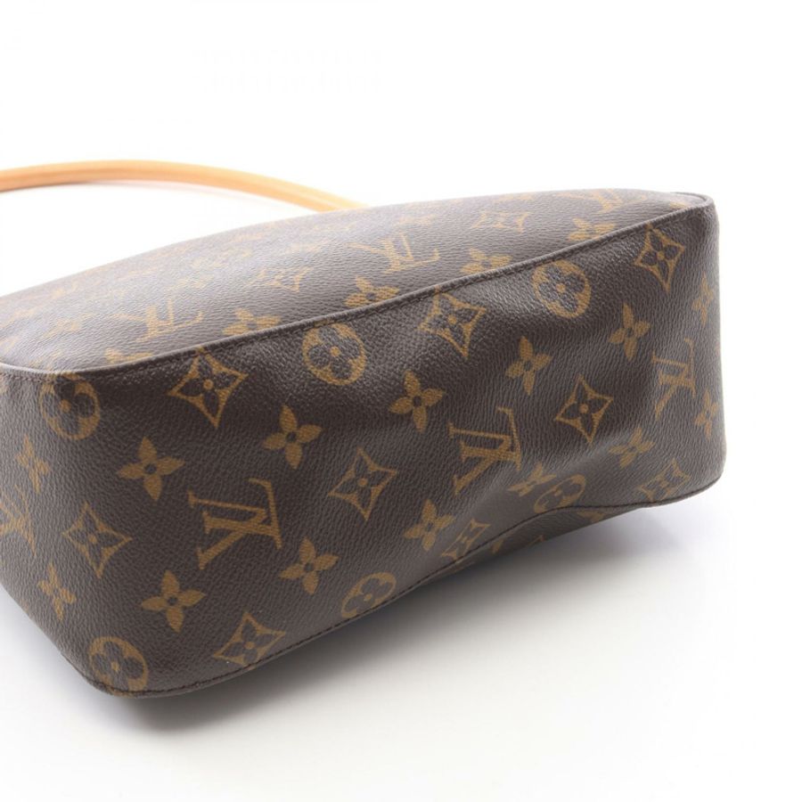 路易威登 Looping MM 單肩包 M51146 Monogram 皮革棕色二手 LV-7