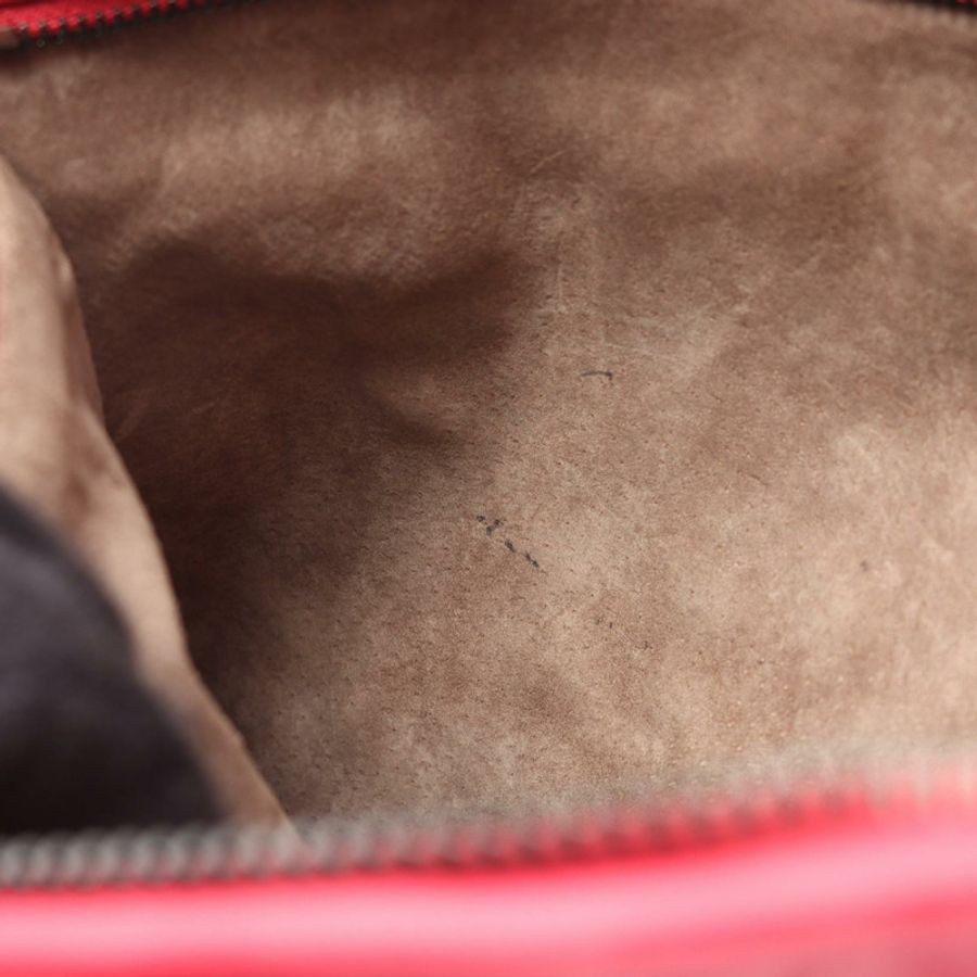 BOTTEGA VENETA Intrecciato Hobo 手提包,粉紅色/紅色,二手女款真皮包-4