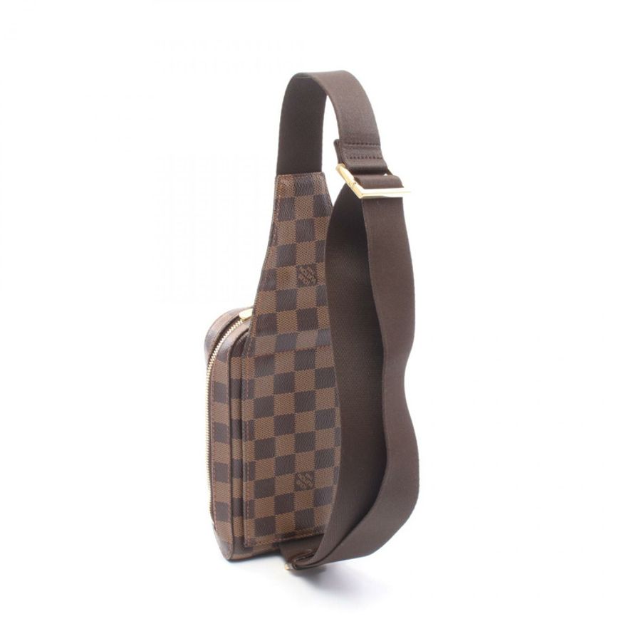 路易威登 Geronimos Damier Ebene 腰包/斜背包 N51994 PVC塗層帆布皮革 棕色 二手 男女通用-1