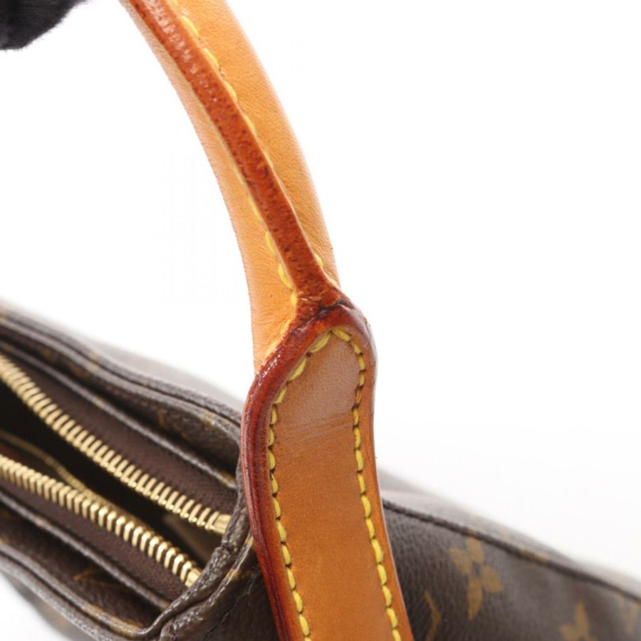 路易威登 Looping MM 單肩手提包 M51146 Monogram 皮革 棕色 二手-8