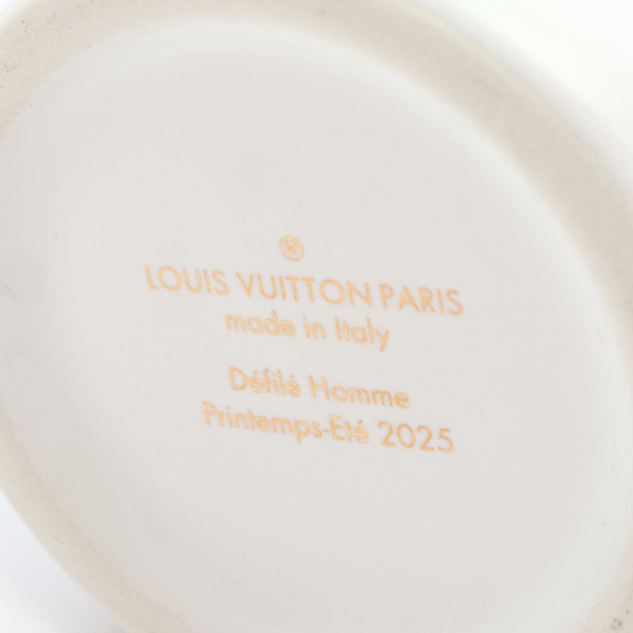 路易威登 LV 杯吸管 LV 小鳥 Damier GI1281 陶瓷矽膠 PVC GP 二手-3