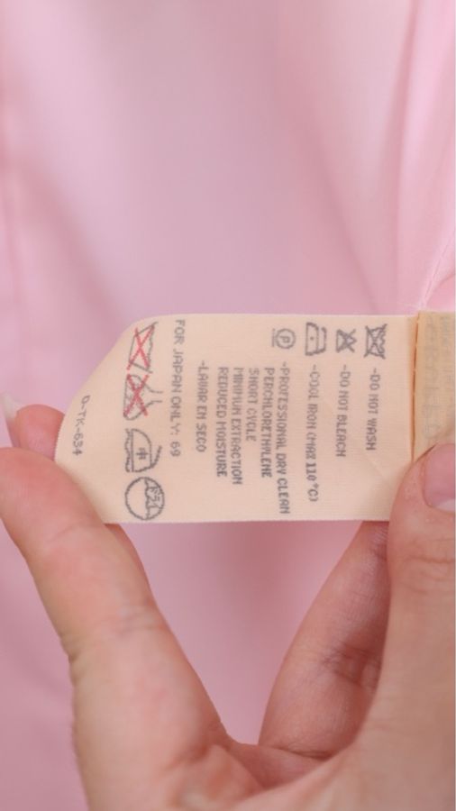 Valentino粉色条纹圆领四口袋外套-16
