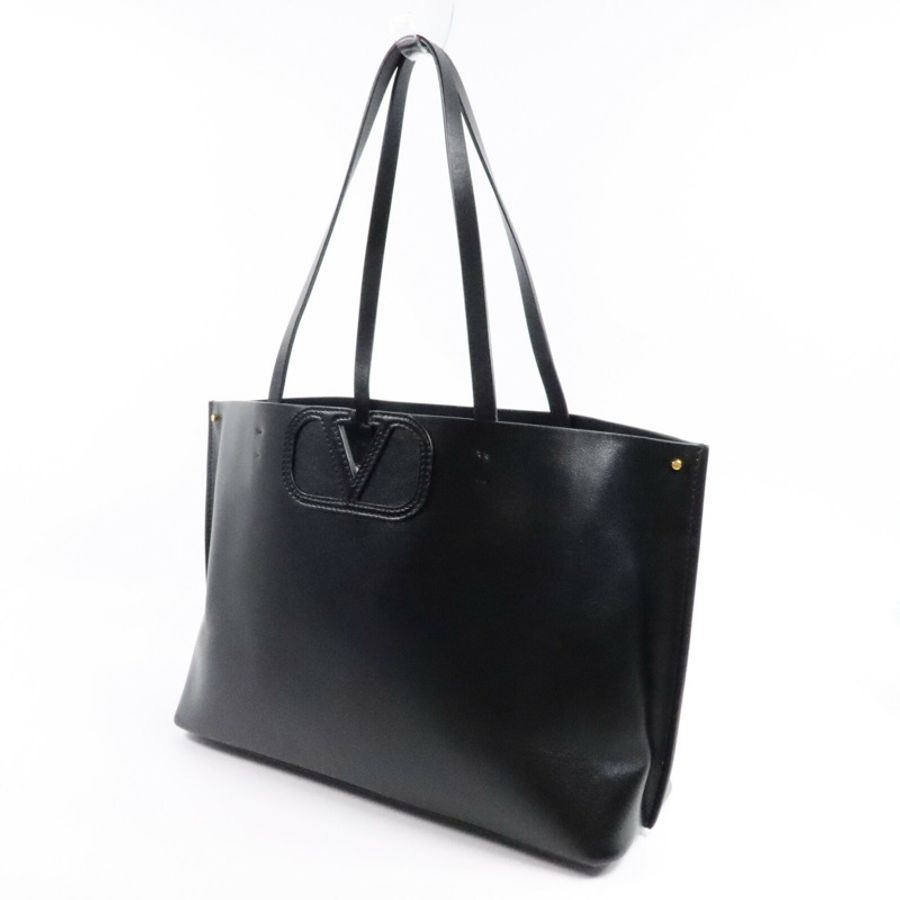 Valentino 牛皮皮革V Logo Fillme Tote手挽袋-2