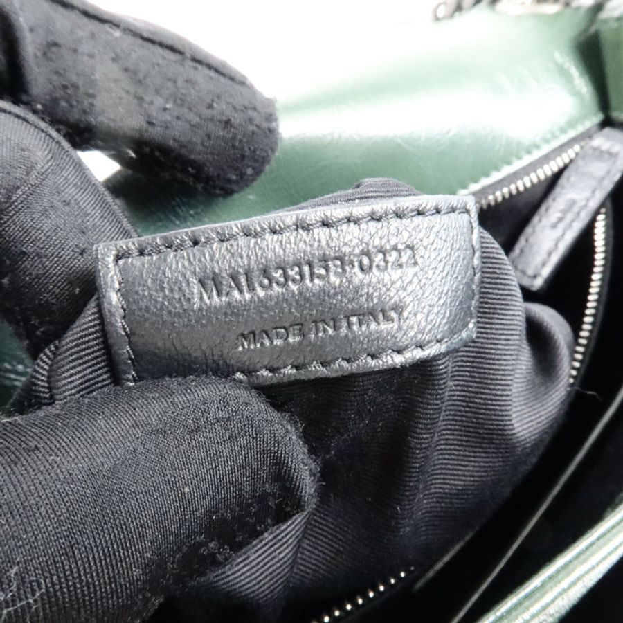 SAINT LAURENT 牛皮皮革Niki Medium鏈帶肩背袋-7