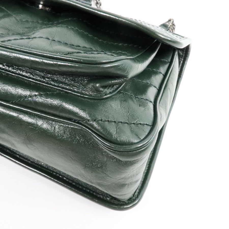 SAINT LAURENT 牛皮皮革Niki Medium鏈帶肩背袋-10