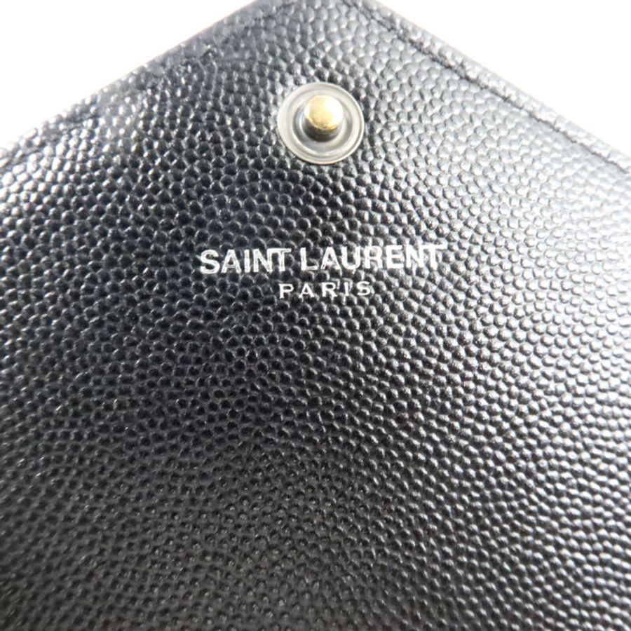 SAINT LAURENT 牛皮皮革Cassandre Envelope Chain Wallet鏈帶肩背袋-5