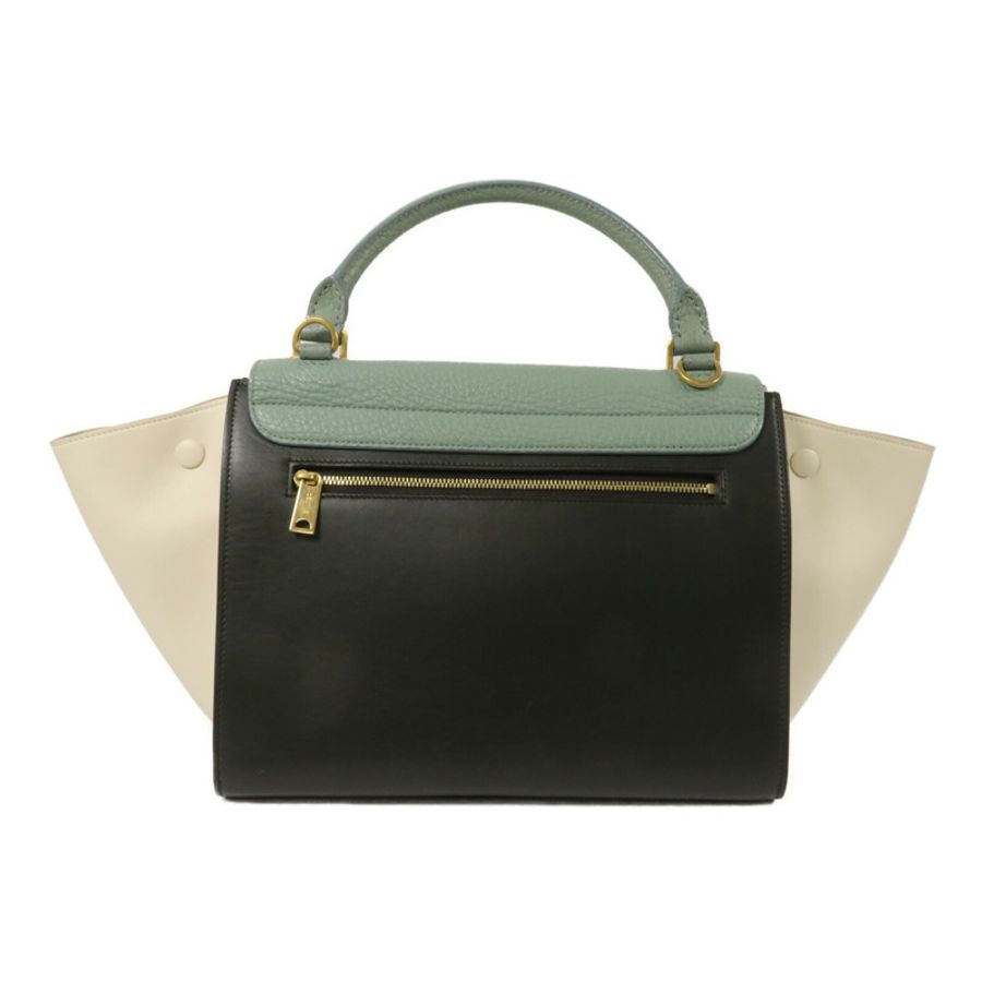 CELINE 牛皮皮革Trapeze Small手挽肩背兩用袋-2
