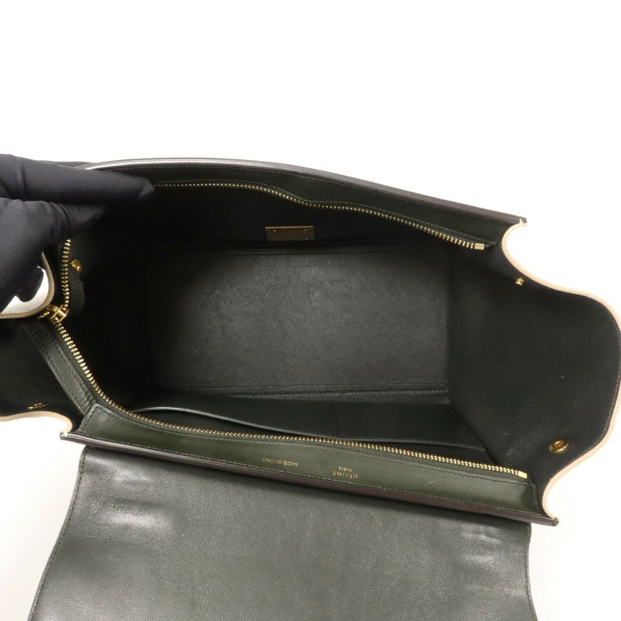 CELINE 牛皮皮革Trapeze Small手挽肩背兩用袋-4