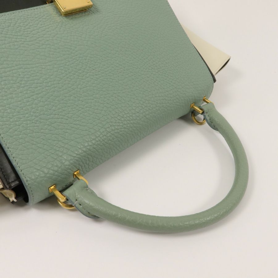 CELINE 牛皮皮革Trapeze Small手挽肩背兩用袋-7
