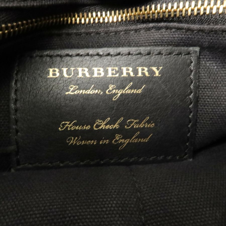 BURBERRY 牛皮皮革2 Way Bag手挽肩背兩用袋-5