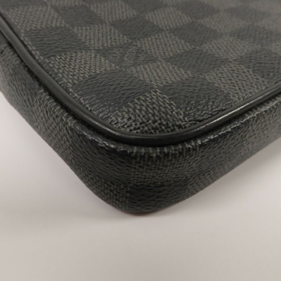 LOUIS VUITTON Damier Pochette Kasai 手拿包-9