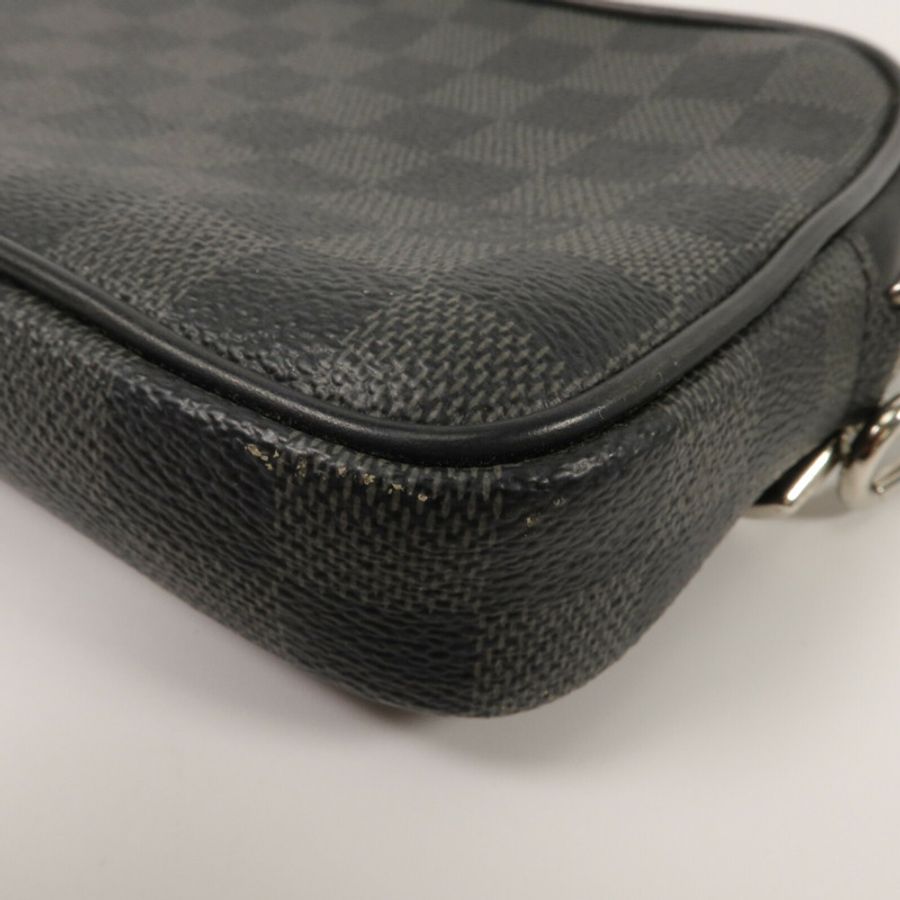 LOUIS VUITTON Damier Pochette Kasai 手拿包-10
