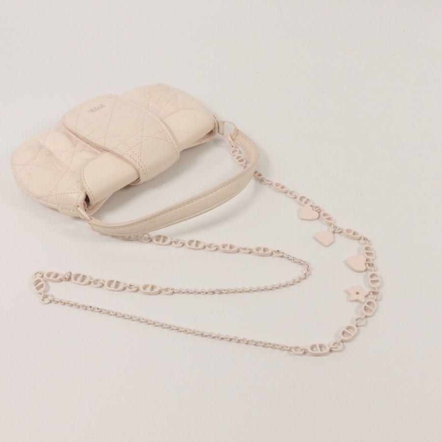 Dior 牛皮皮革Kids Bow Bag鏈帶手挽肩背兩用袋-9