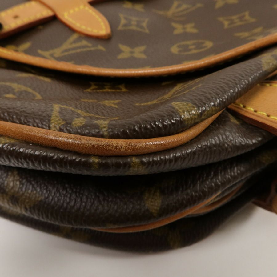 LOUIS VUITTON Monogram Saumur 30肩背袋-10
