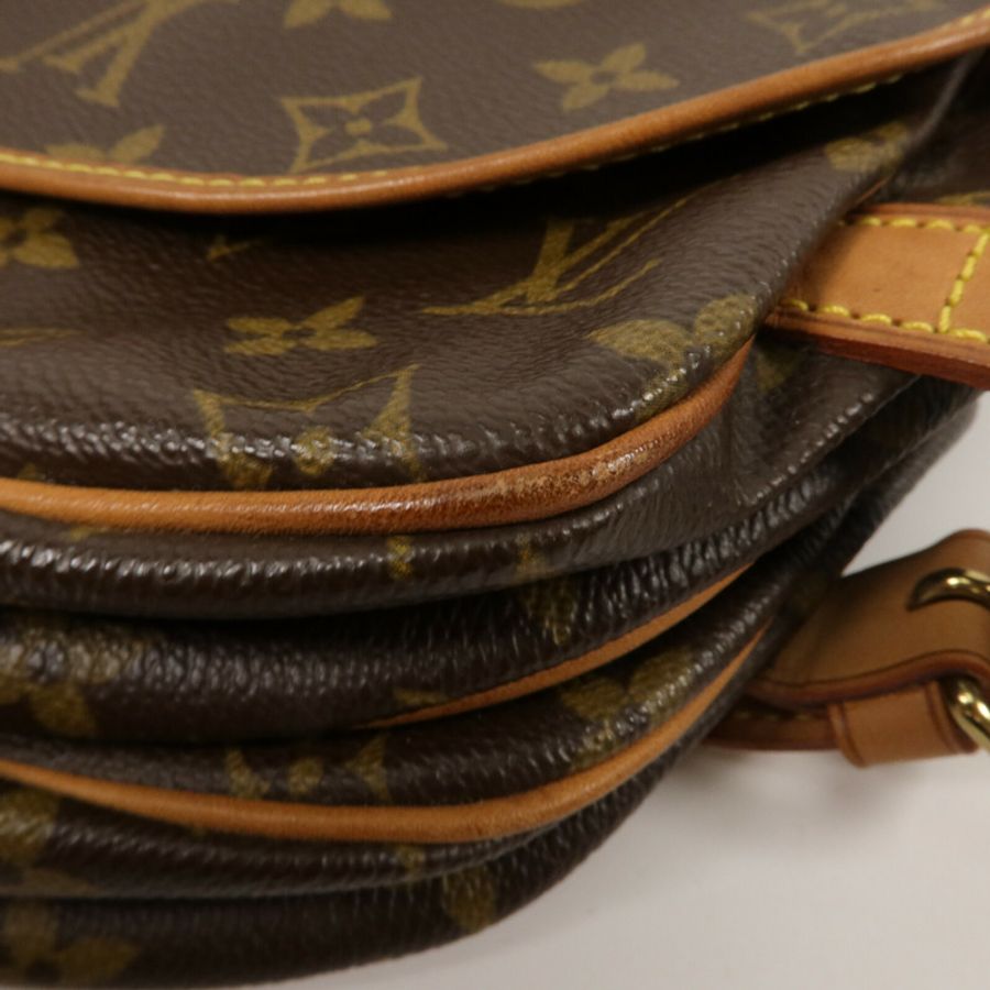 LOUIS VUITTON Monogram Saumur 30肩背袋-12