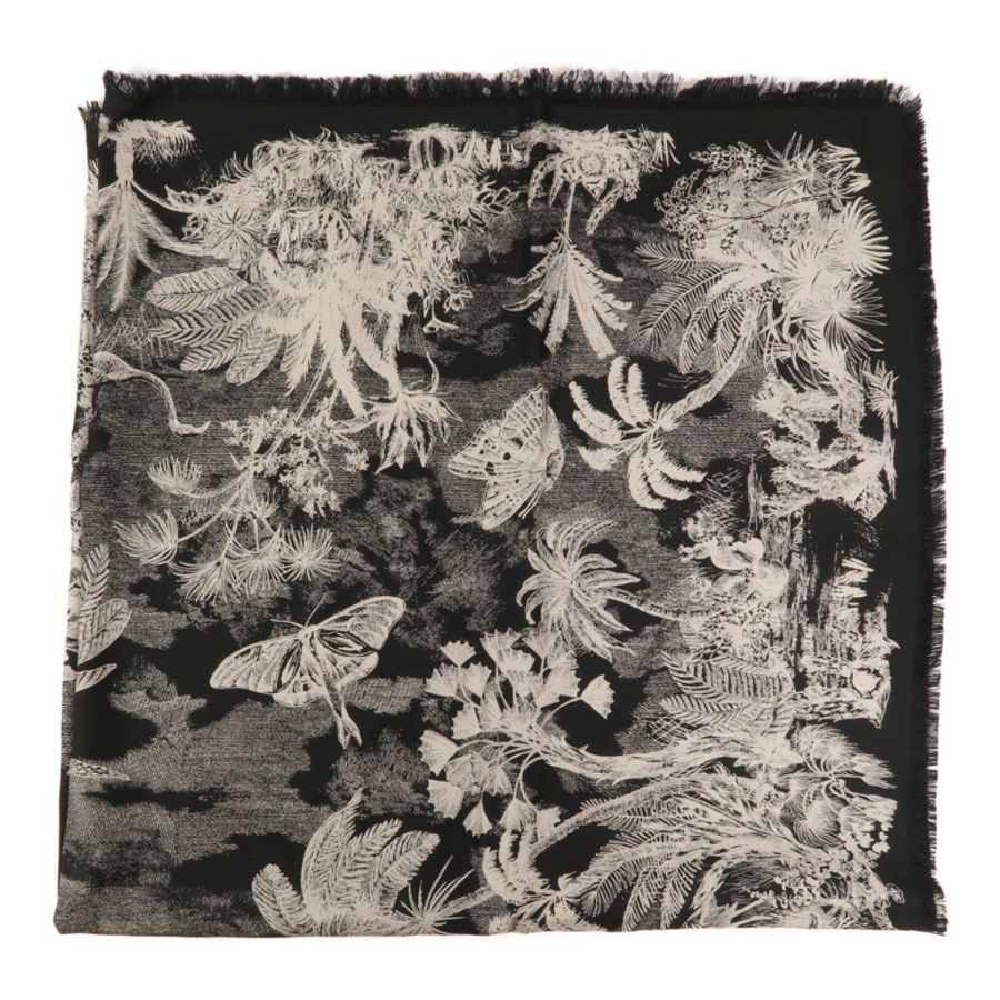 Dior 絲質Toile De Jouy Sauvage 90 Square Scarf絲巾-3