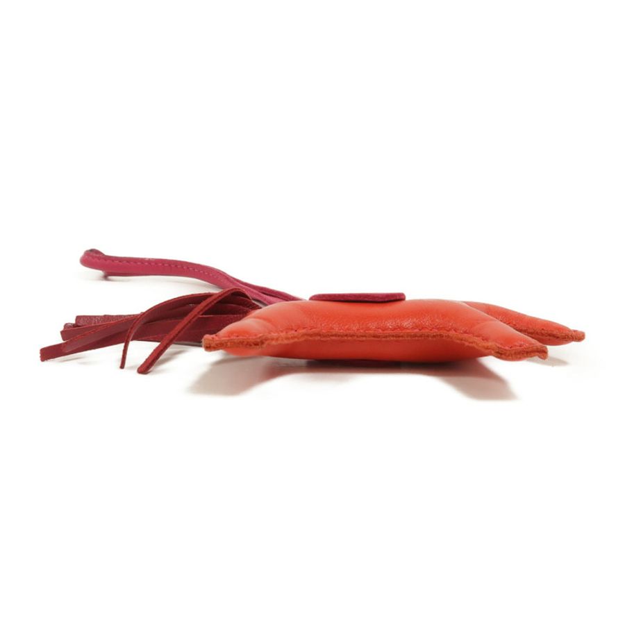 HERMES Milo皮革Rodeo PM掛飾Indien/Mexico/Rubis-2