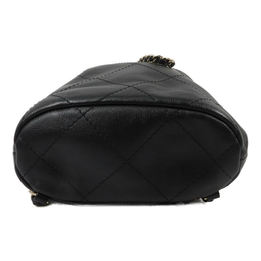 CHANEL 牛皮皮革Bucket Backpack背包-3