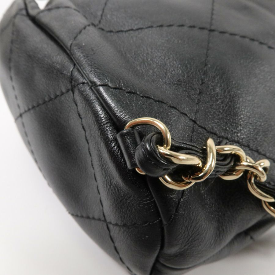 CHANEL 牛皮皮革Bucket Backpack背包-13